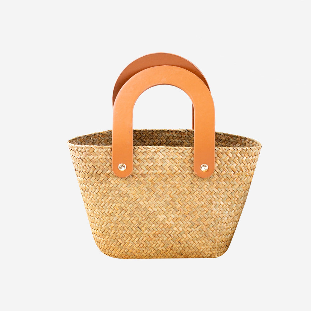 Saint-Tropez Mini Straw Basket Bag