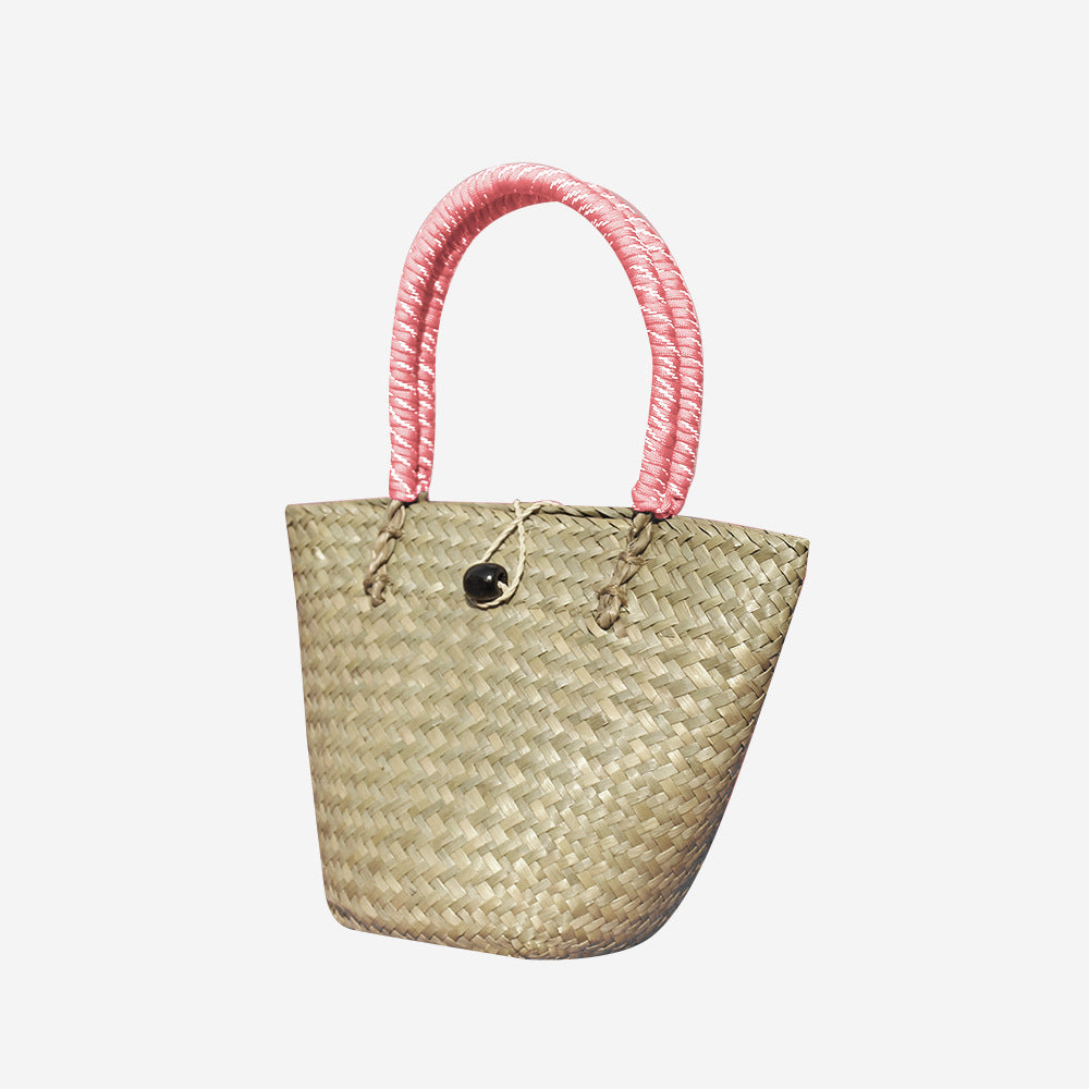 Positano Mini Straw Basket Bag