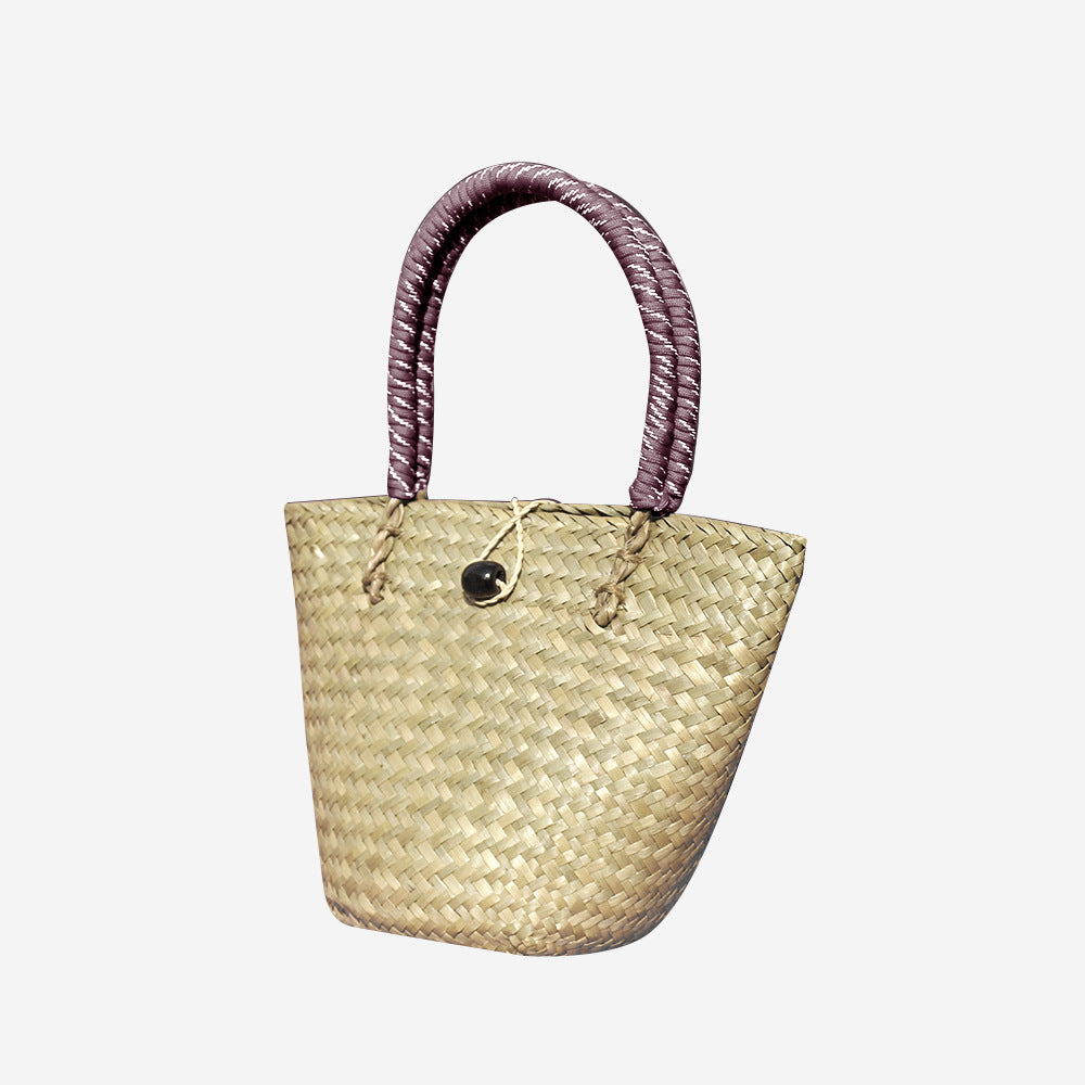Positano Mini Straw Basket Bag