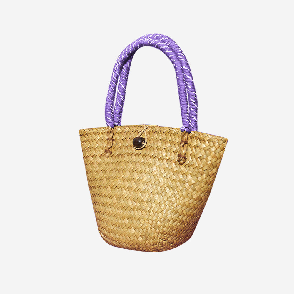 Positano Mini Straw Basket Bag