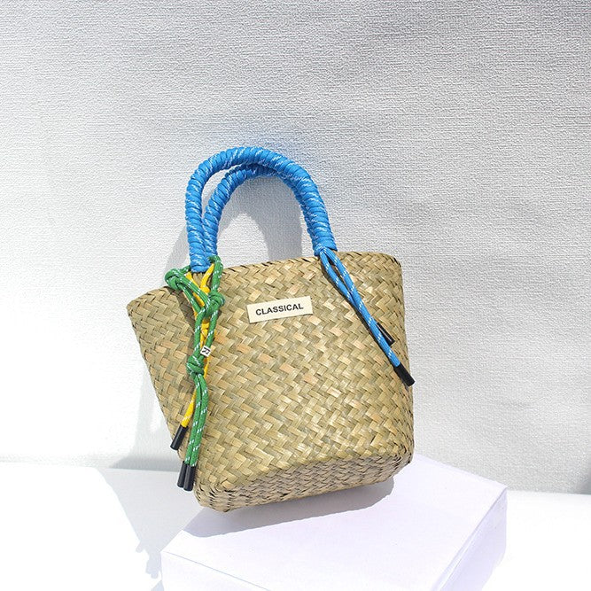 Capri Mini Straw Hand-Carry Bag