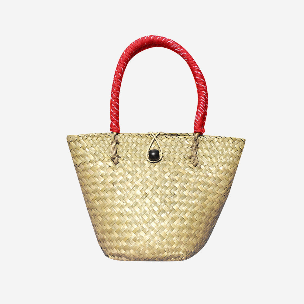 Positano Mini Straw Basket Bag