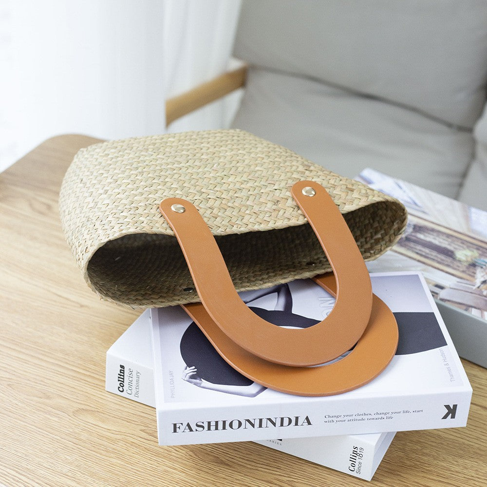 Saint-Tropez Mini Straw Basket Bag