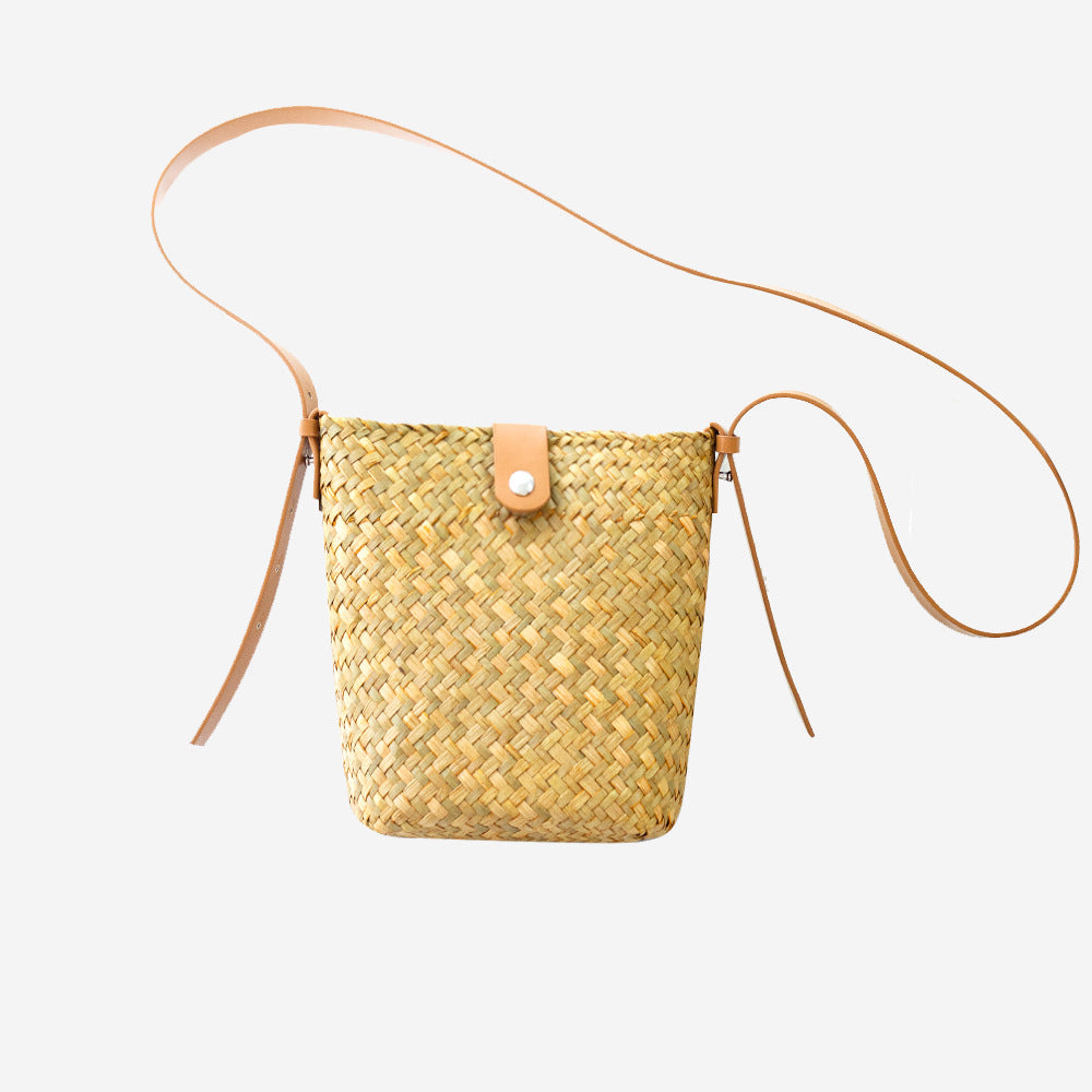Artisan Handmade Straw Crossbody - Mini Phone Shoulder Bag