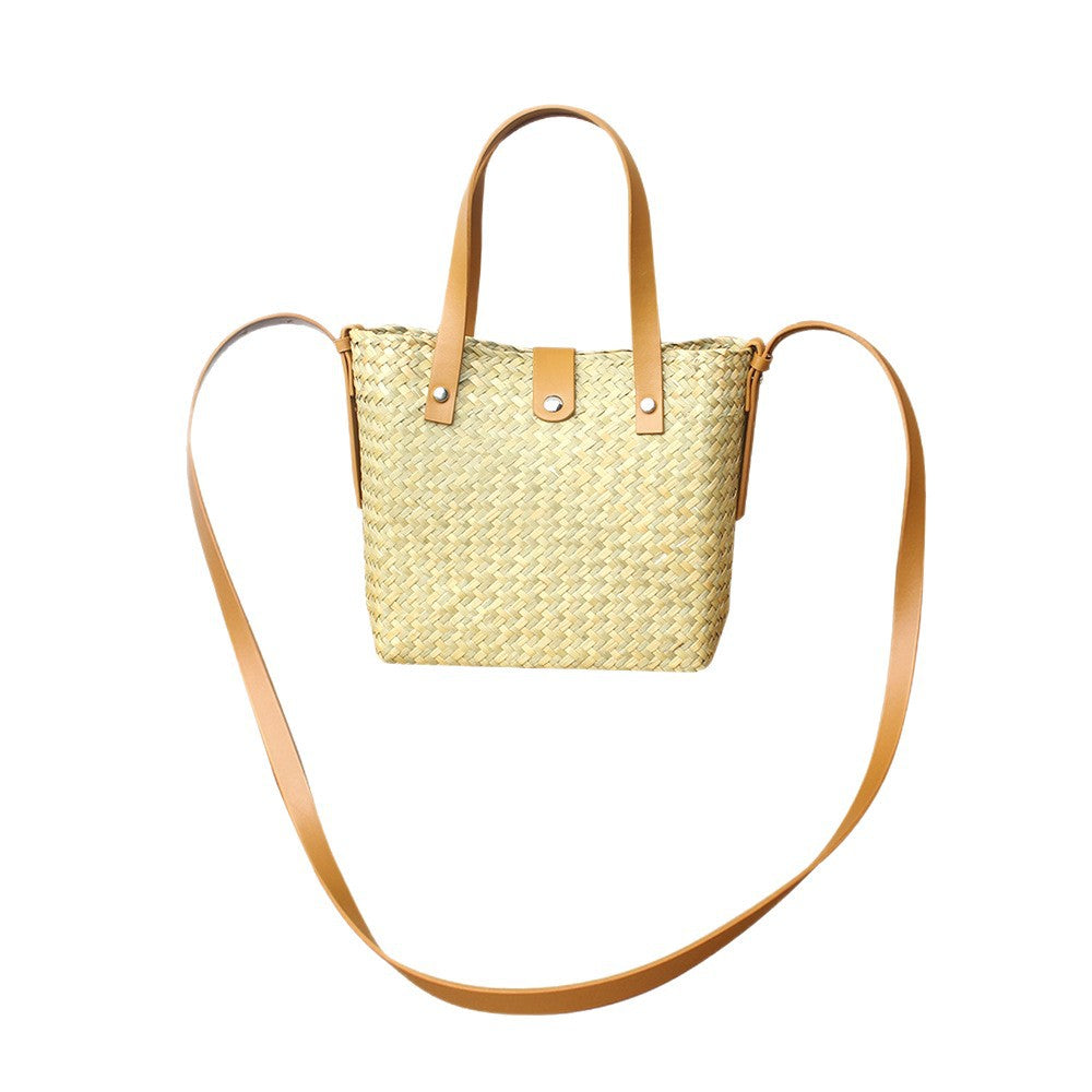Riviera Convertible Straw Crossbody Bag