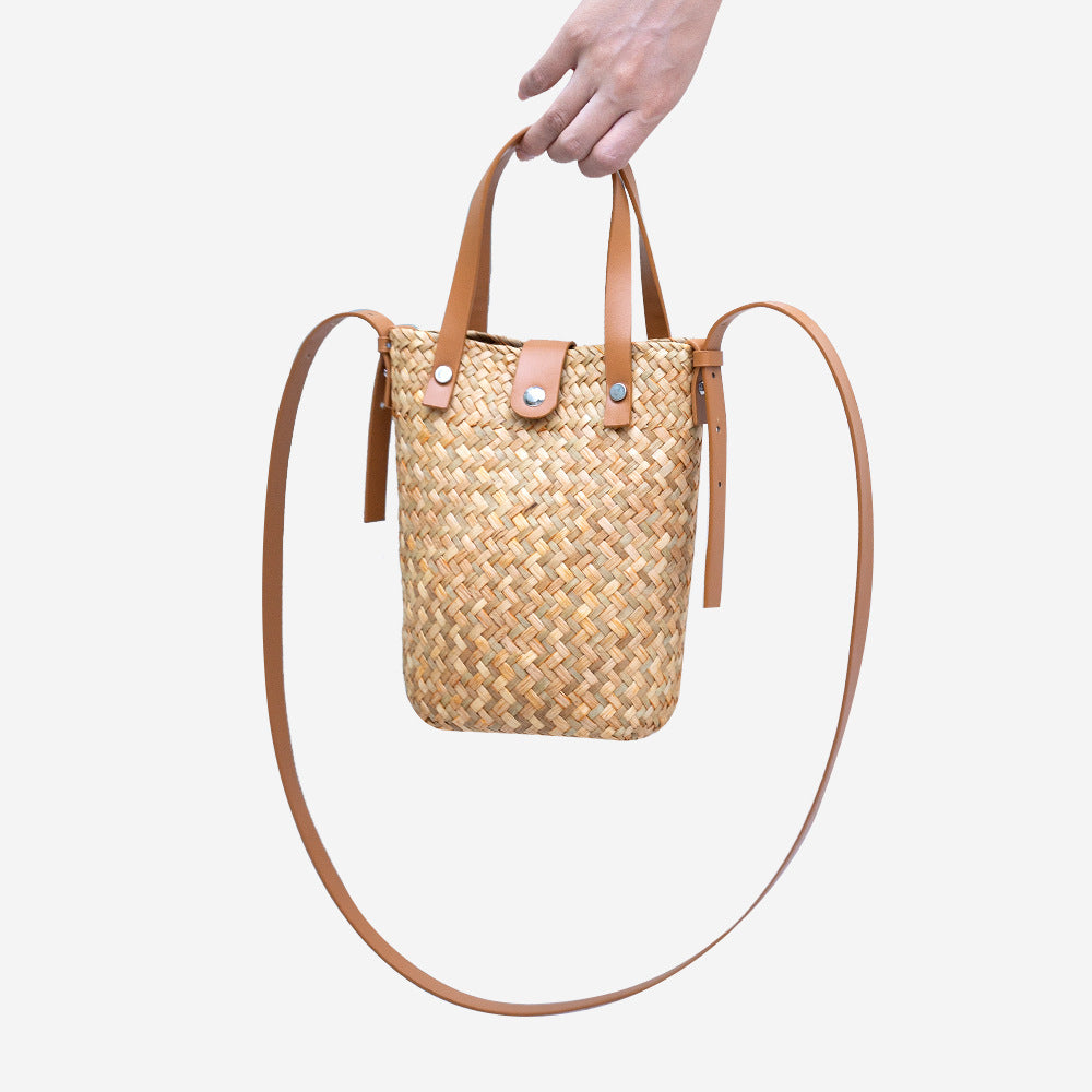 Artisan Handmade Straw Crossbody - Mini Phone Shoulder Bag