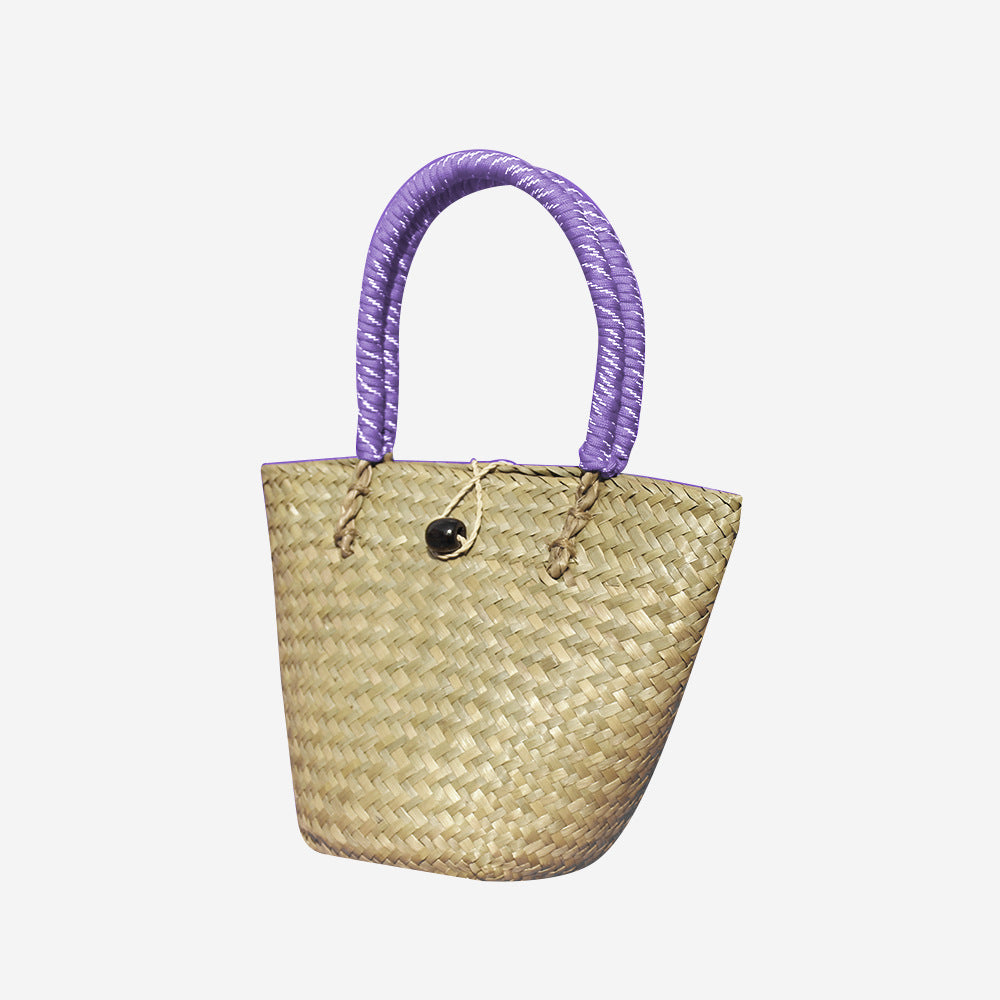 Positano Mini Straw Basket Bag