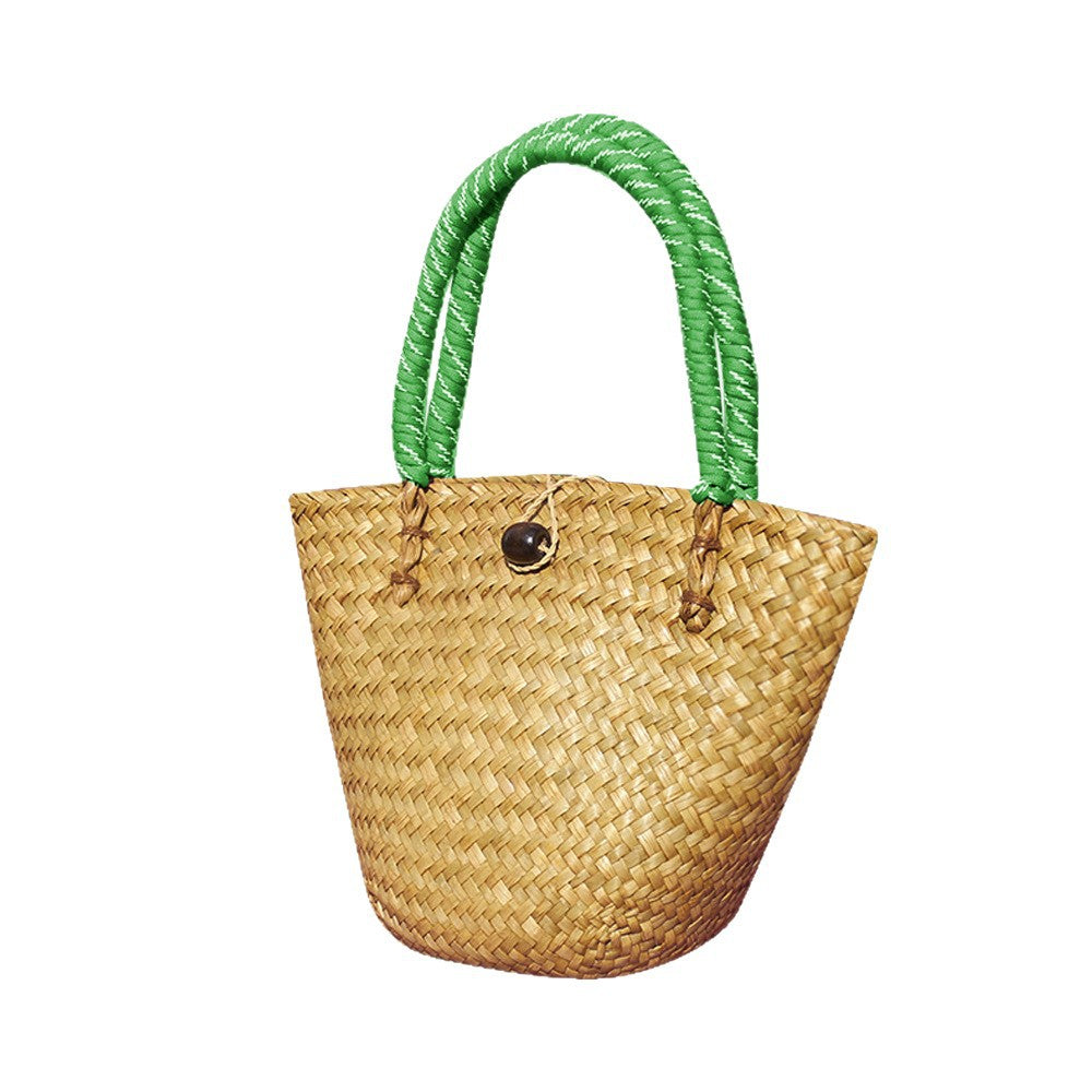 Positano Mini Straw Basket Bag