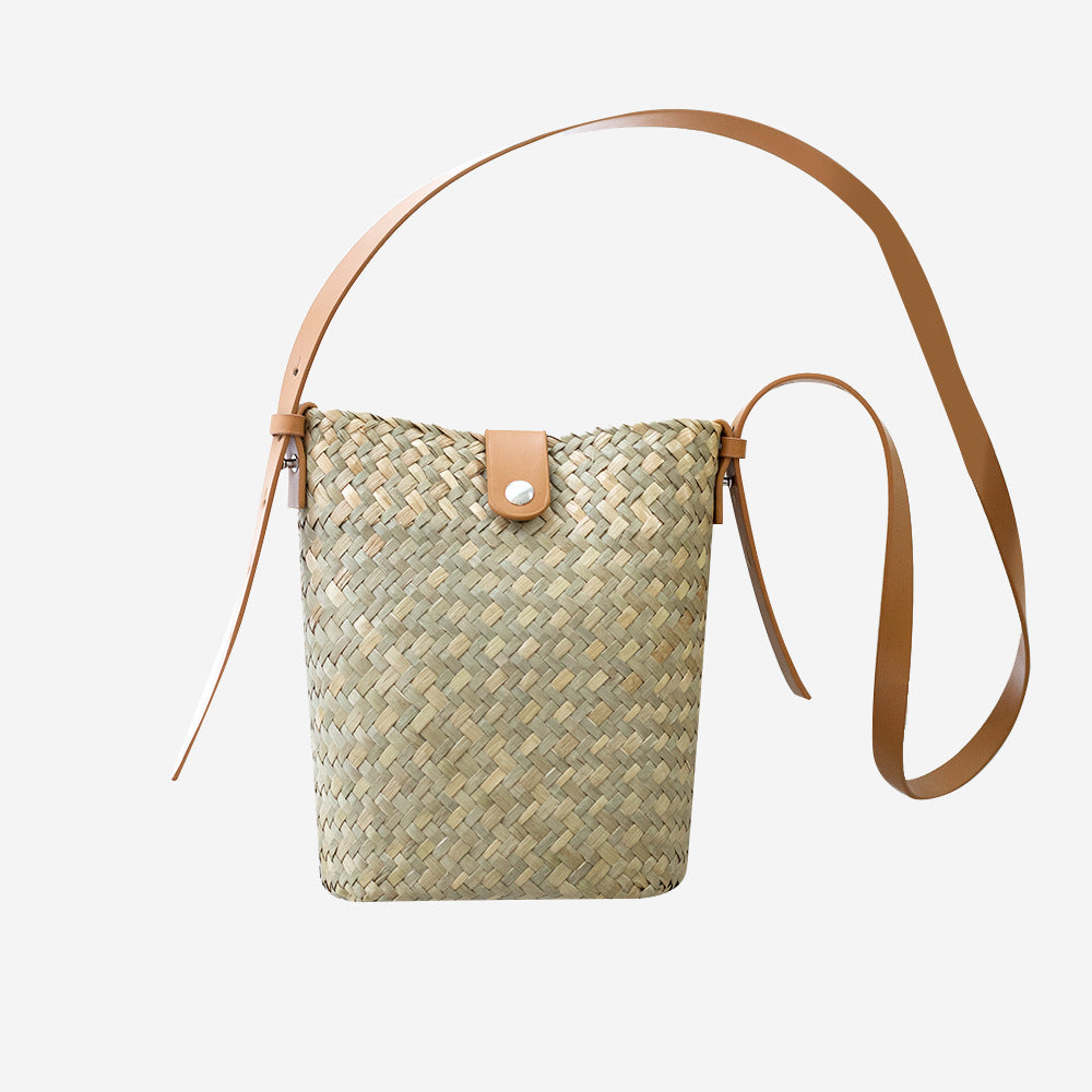 Artisan Handmade Straw Crossbody - Mini Phone Shoulder Bag
