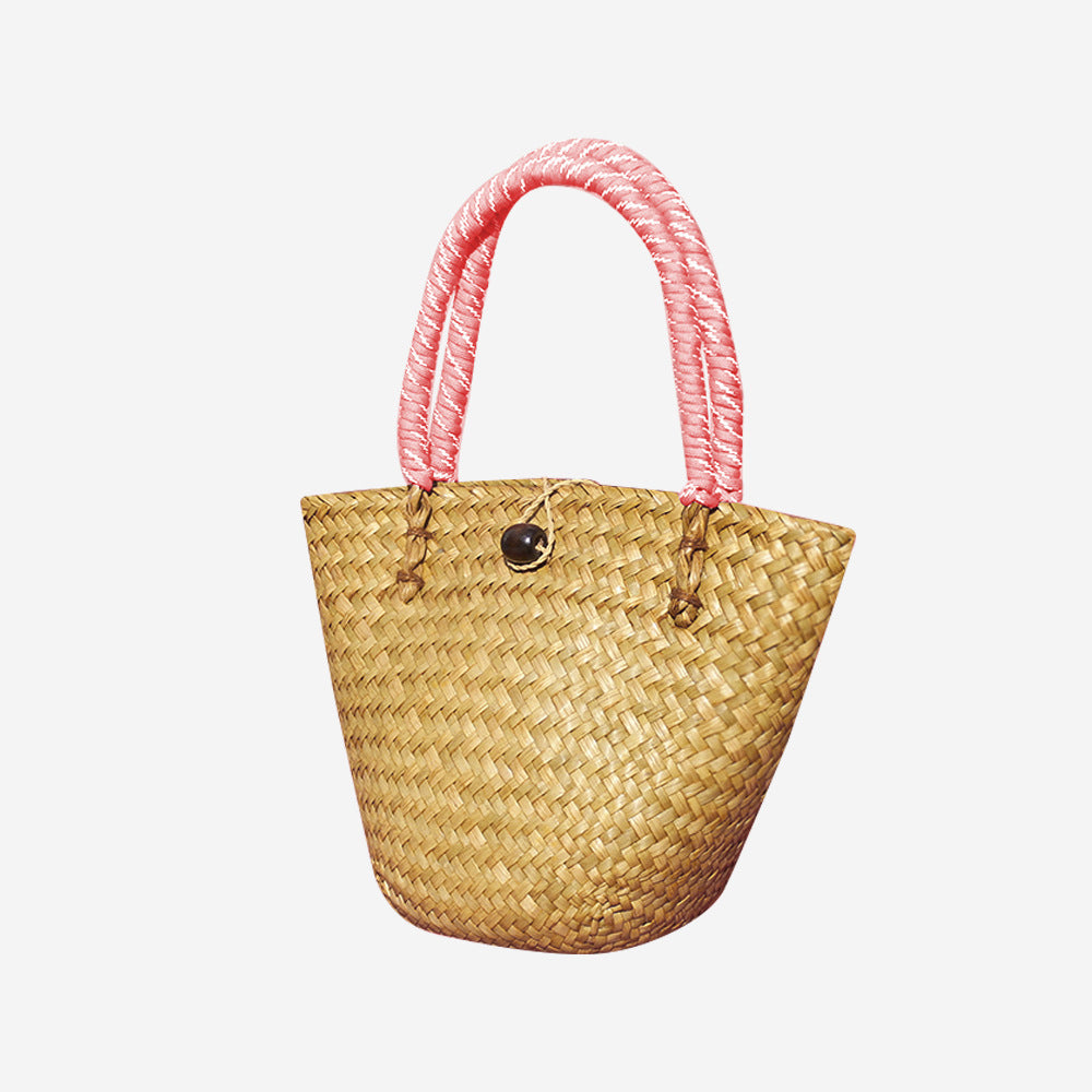 Positano Mini Straw Basket Bag