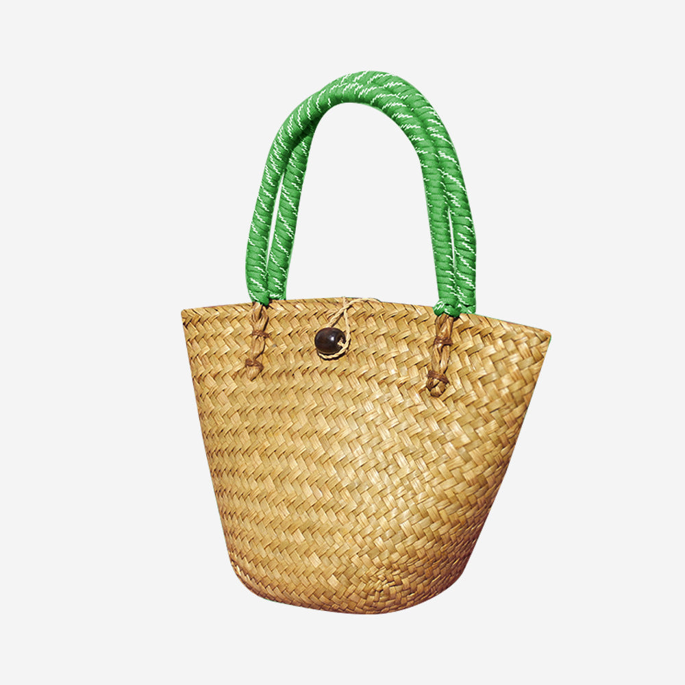 Positano Mini Straw Basket Bag