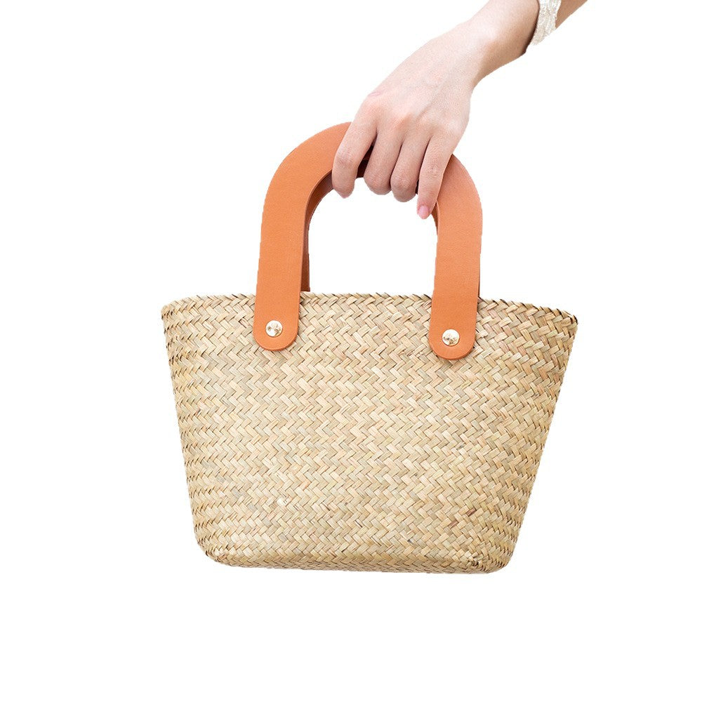 Saint-Tropez Mini Straw Basket Bag