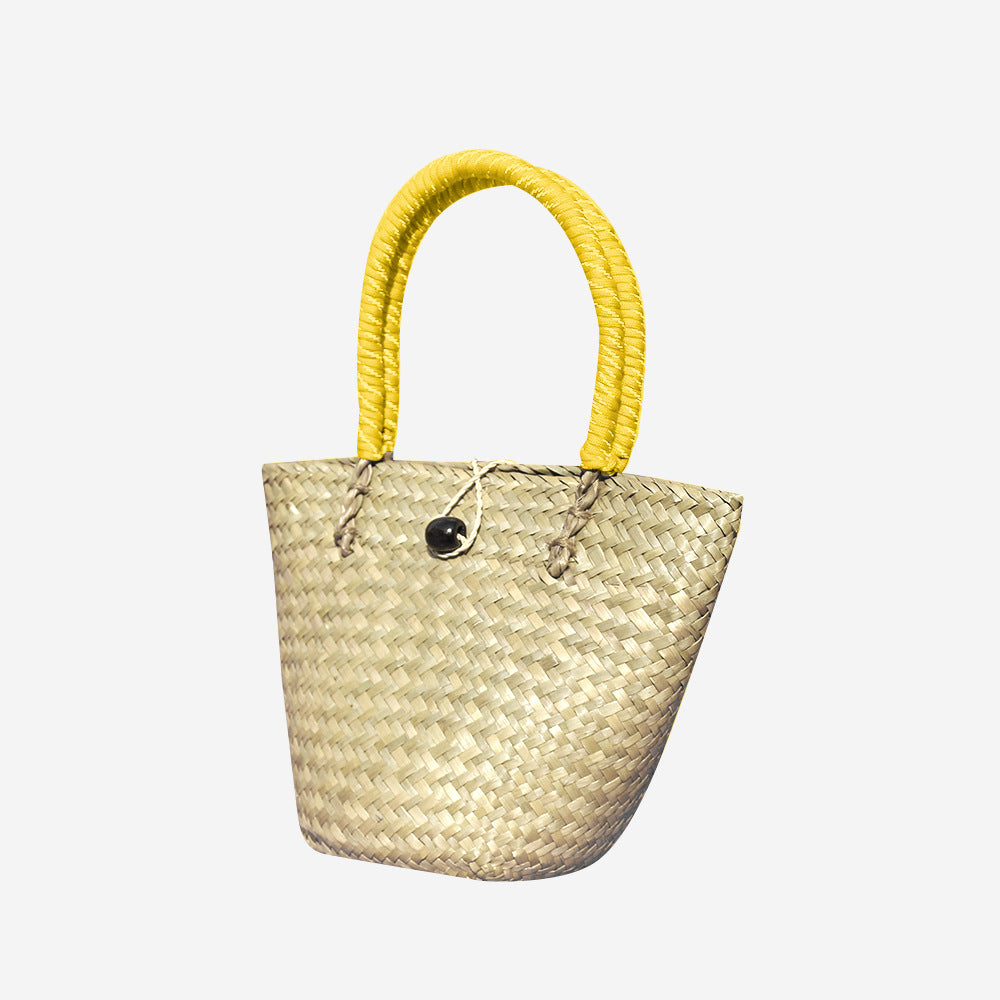 Positano Mini Straw Basket Bag
