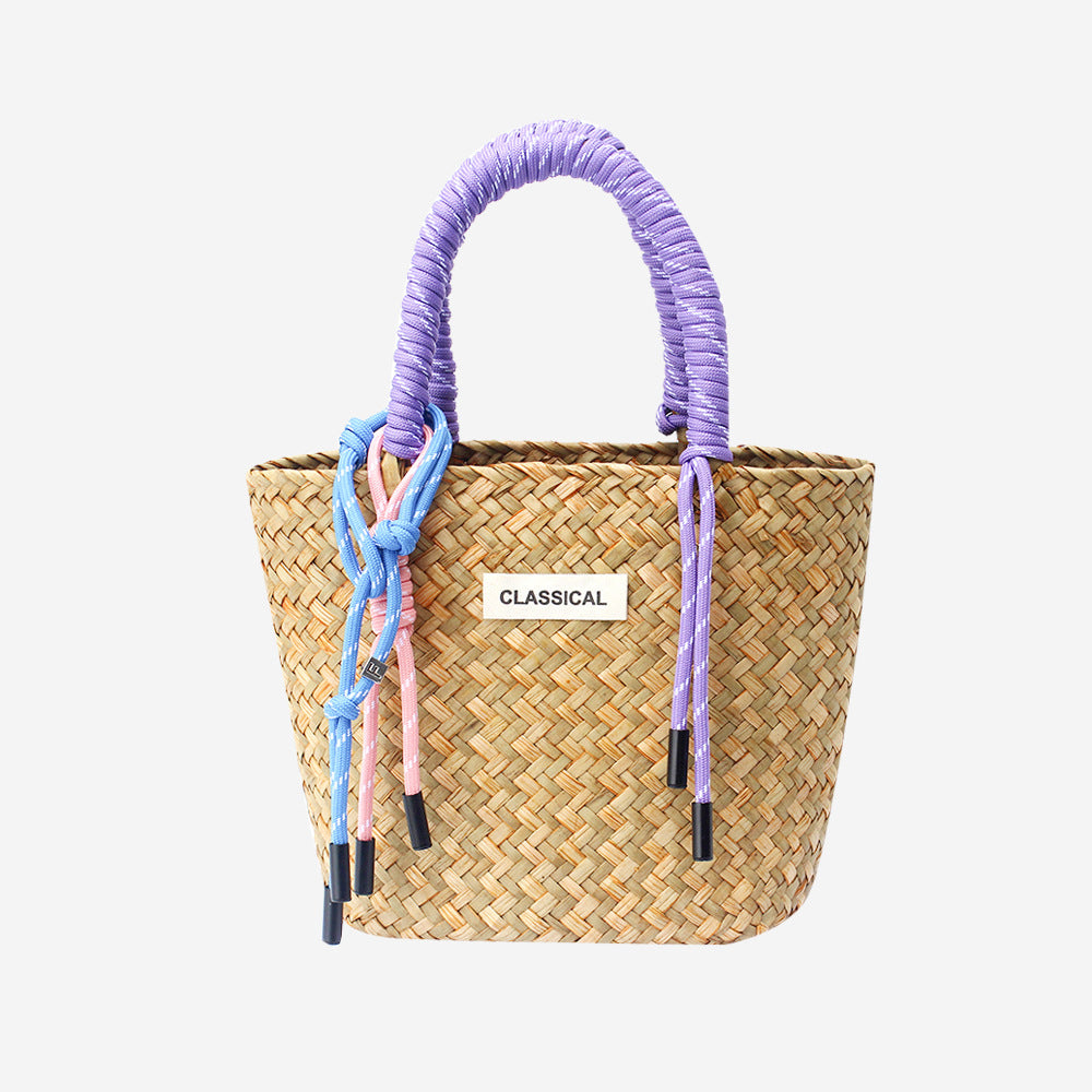 Capri Mini Straw Hand-Carry Bag