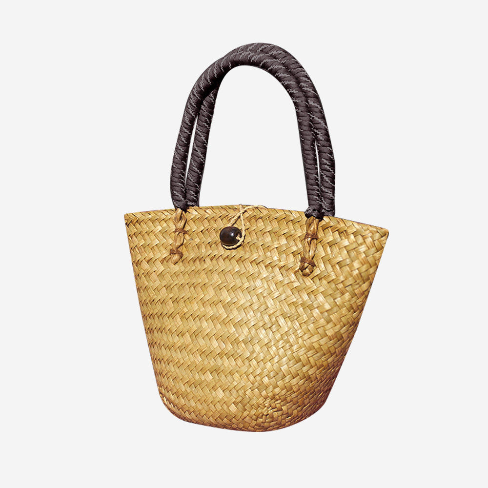 Positano Mini Straw Basket Bag